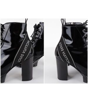 Louis Vuitton Star Trail patent leather ankle boots